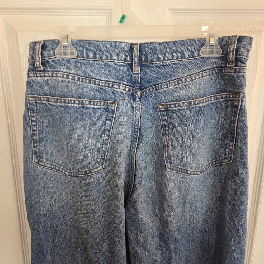 Reformation Cary High Rise Slouchy Wide Leg Jeans Colorado Blue Size 30 Baggy - Picture 8 of 9